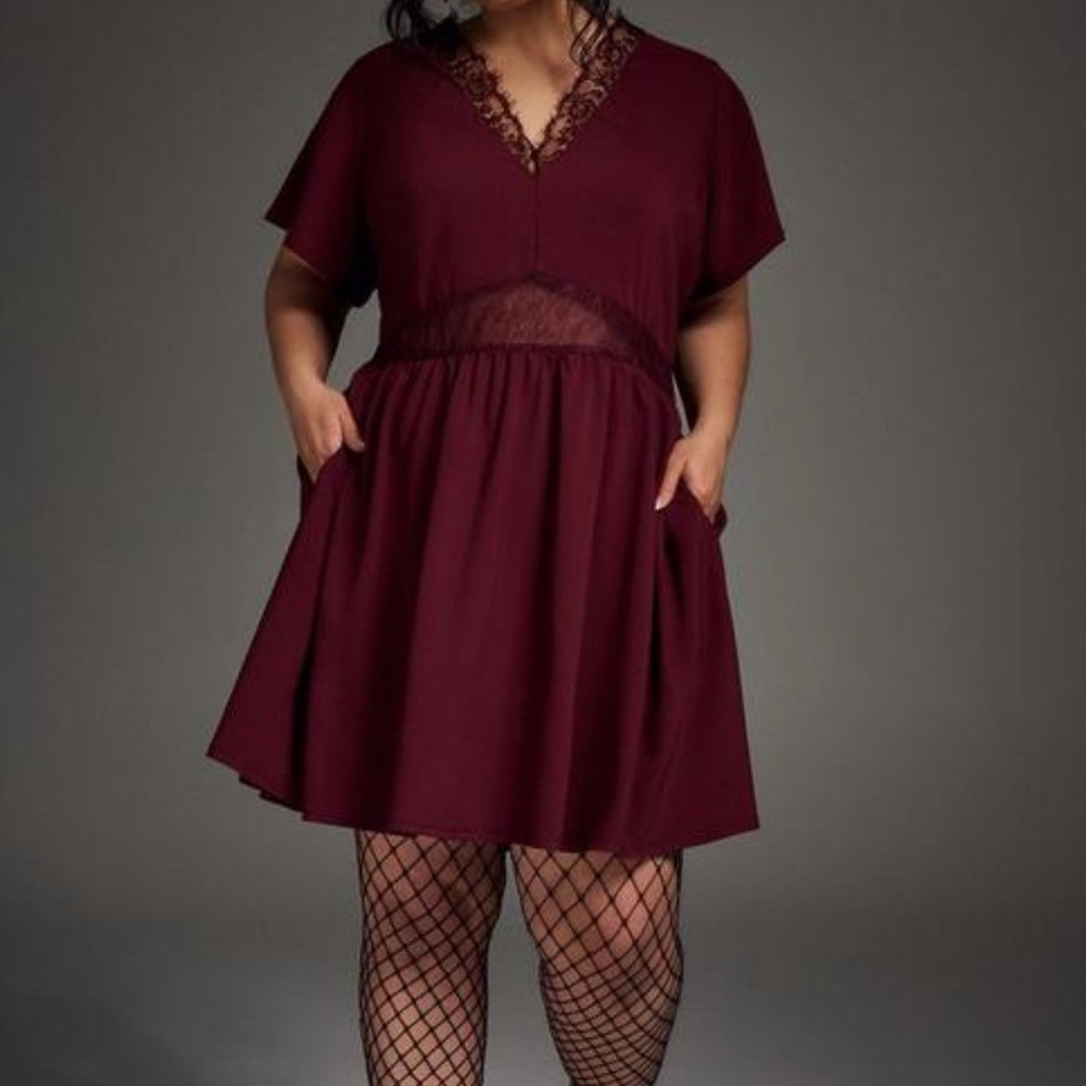 Nightfall Babydoll Mini Dress - Picture 1 of 4